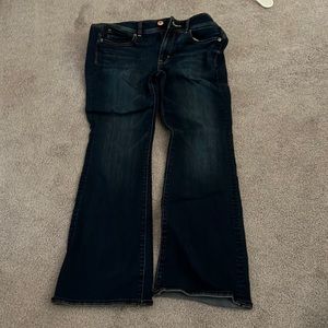 American Eagle Women’s kick boot size 10 short dark denim